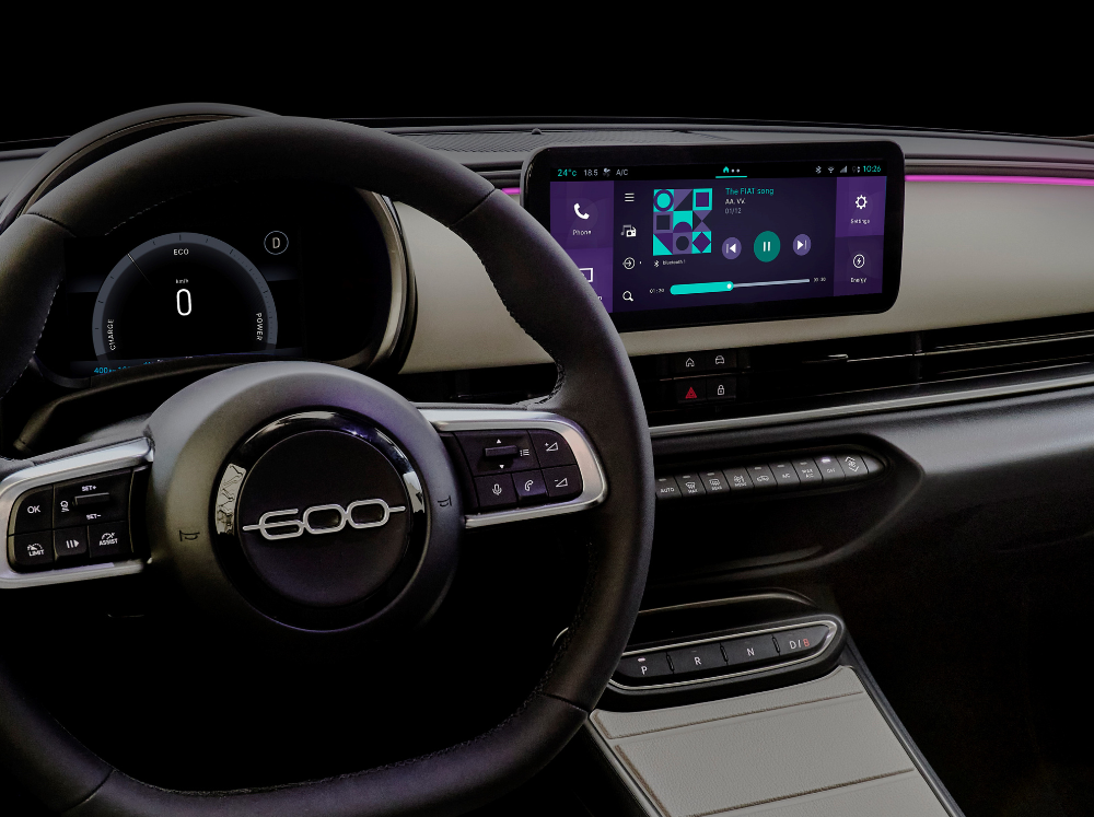 Fiat 600 Iluminación interior customizable