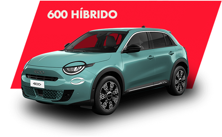 Fiat 600 híbrido turquesa