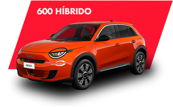 Fiat 600 híbrido naranja